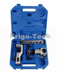 Tool Kit with flaring tool tube cutter deburring tool